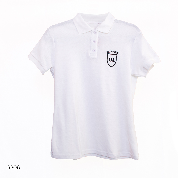 Polera Pique Mujer blanca